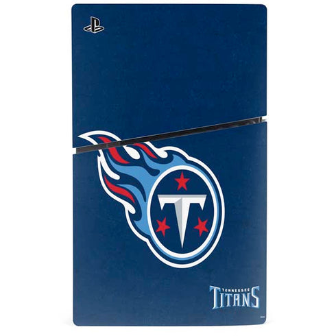 NFL Tennessee Titans Distressed PS5 Slim Digital Edition Console Skin