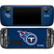 NFL Tennessee Titans Distressed Steam Deck Handheld Gaming Computer OLED Skin