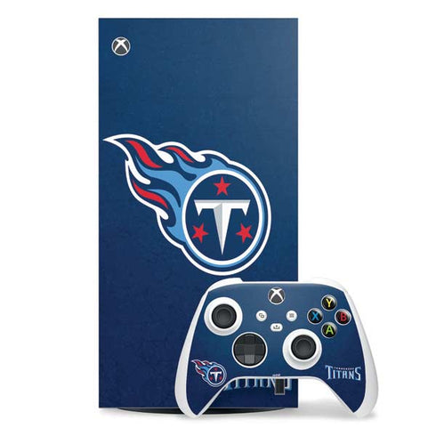 NFL Tennessee Titans Distressed Xbox Series X Skins