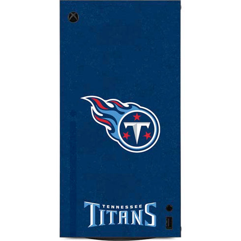 NFL Tennessee Titans Distressed XBox Series X Digital Edition Console Skin