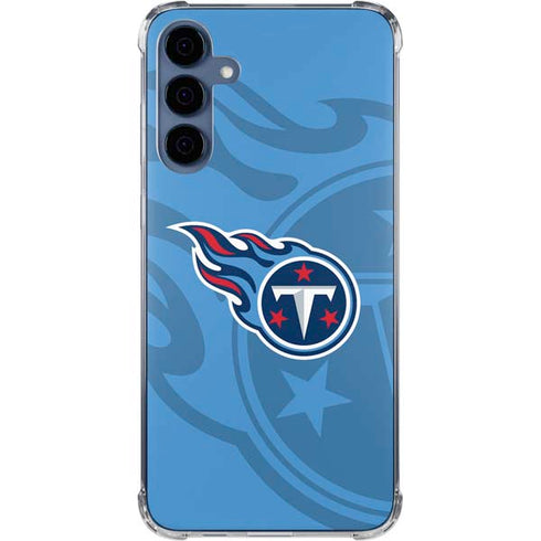 NFL Tennessee Titans Double Vision Galaxy A55 5G Clear Case
