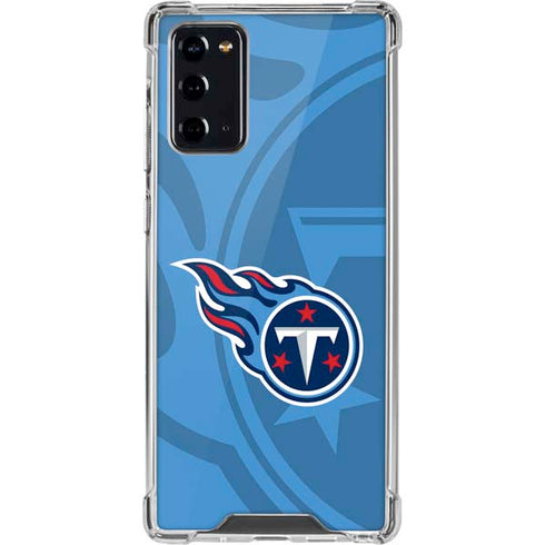 NFL Tennessee Titans Double Vision Galaxy Note20 5G Clear Case