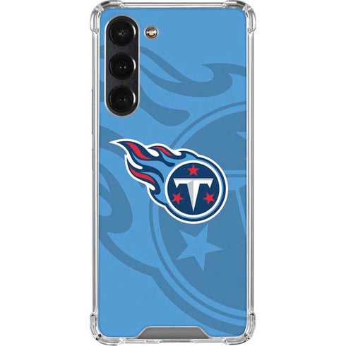 NFL Tennessee Titans Double Vision Galaxy S24 FE Clear Case