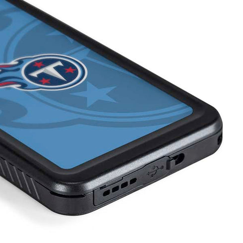 NFL Tennessee Titans Double Vision Galaxy S24 Waterproof Case