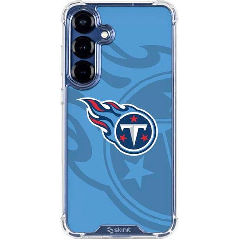 NFL Tennessee Titans Double Vision Galaxy S25 Clear Case