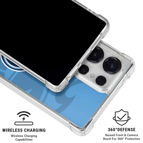 NFL Tennessee Titans Double Vision Galaxy S25 Ultra Clear Case