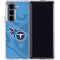 NFL Tennessee Titans Double Vision Galaxy Z Fold5 5G Clear Case
