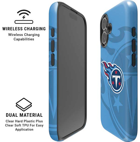 NFL Tennessee Titans Double Vision iPhone 16 Magsafe Impact Case