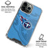 NFL Tennessee Titans Double Vision iPhone 16 Pro Clear Case