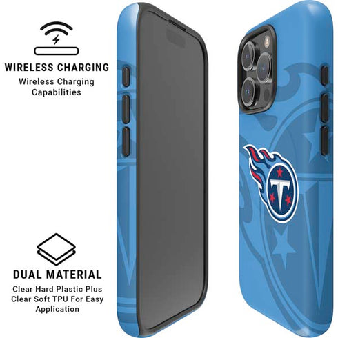 NFL Tennessee Titans Double Vision iPhone 16 Pro Max Magsafe Impact Case