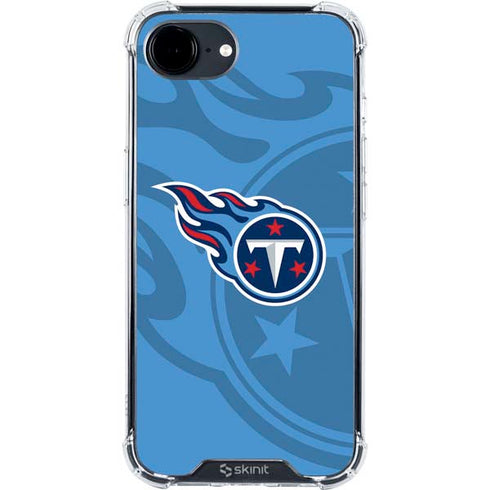 NFL Tennessee Titans Double Vision iPhone 16e Clear Case