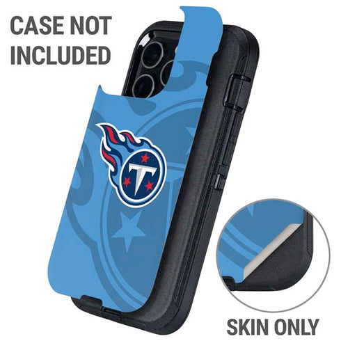 NFL Tennessee Titans Double Vision Otterbox Defender iPhone Skin