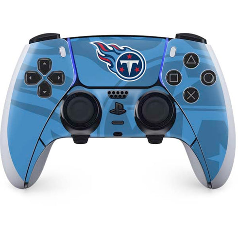 NFL Tennessee Titans Double Vision PS5 DualSense Edge Pro Controller Skin