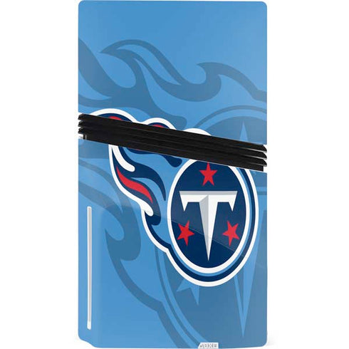 NFL Tennessee Titans Double Vision PS5 Pro Disk Console Skin