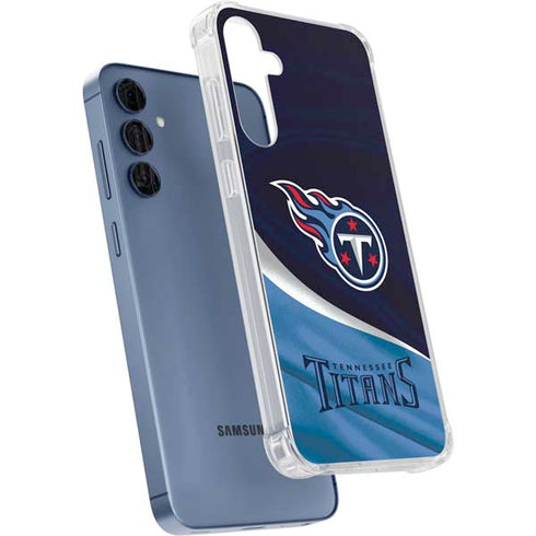 NFL Tennessee Titans Galaxy A55 5G Clear Case