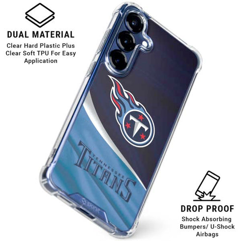 NFL Tennessee Titans Galaxy S25 Plus Clear Case