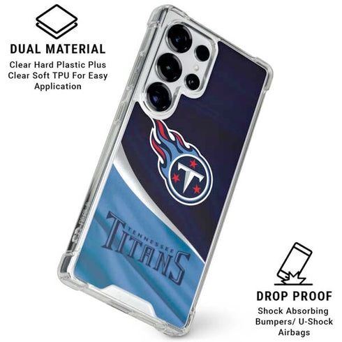 NFL Tennessee Titans Galaxy S25 Ultra Clear Case