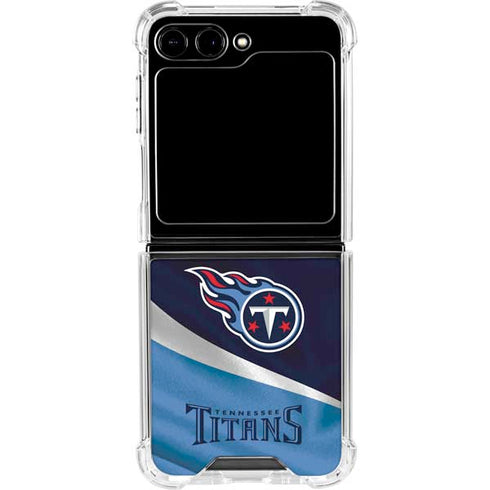 NFL Tennessee Titans Galaxy Z Flip6 Clear Case