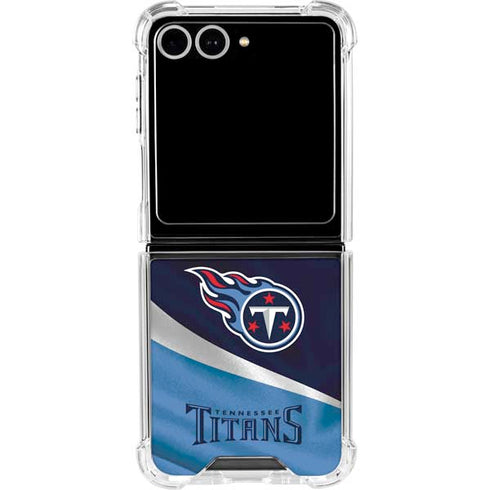 NFL Tennessee Titans Galaxy Z Flip7 Clear Case