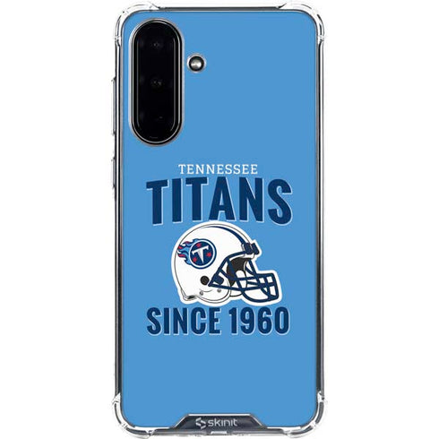 NFL Tennessee Titans Helmet Galaxy A36 5G Clear Case