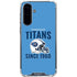NFL Tennessee Titans Helmet Galaxy A36 5G Clear Case