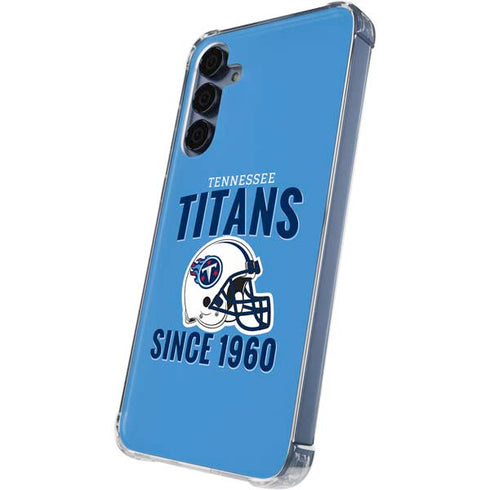 NFL Tennessee Titans Helmet Galaxy A55 5G Clear Case