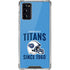 NFL Tennessee Titans Helmet Galaxy Note20 5G Clear Case