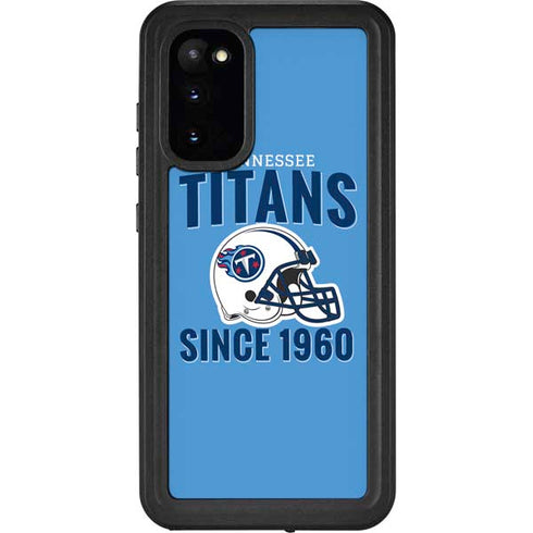 NFL Tennessee Titans Helmet Galaxy S20 Waterproof Case