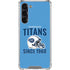 NFL Tennessee Titans Helmet Galaxy S24 FE Clear Case