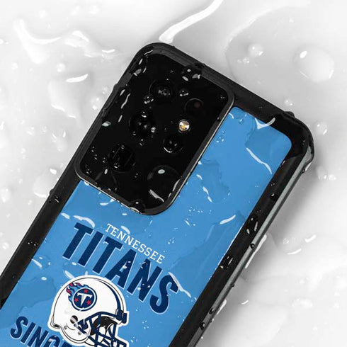 NFL Tennessee Titans Helmet Galaxy S24 Ultra Waterproof Case