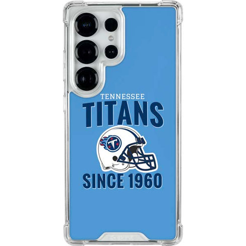 NFL Tennessee Titans Helmet Galaxy S25 Ultra Clear Case