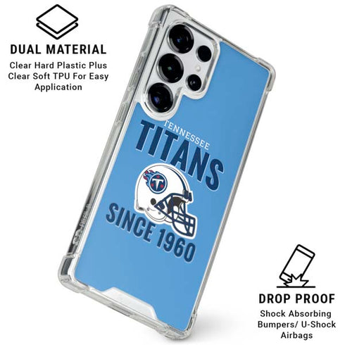 NFL Tennessee Titans Helmet Galaxy S25 Ultra Clear Case