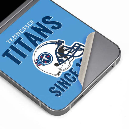 NFL Tennessee Titans Helmet Galaxy Z Flip6 Skin