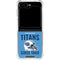 NFL Tennessee Titans Helmet Galaxy Z Flip6 Clear Case