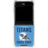 NFL Tennessee Titans Helmet Galaxy Z Flip6 Clear Case