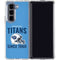 NFL Tennessee Titans Helmet Galaxy Z Fold5 5G Clear Case
