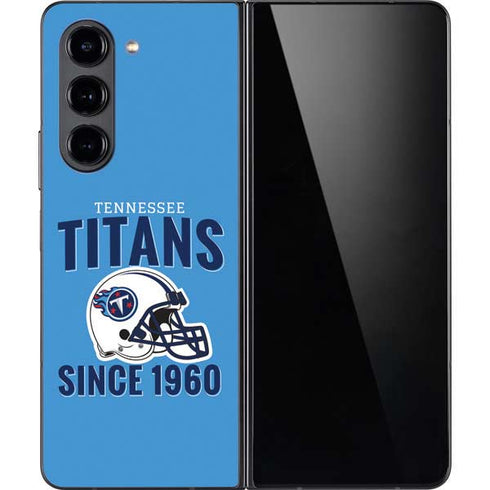NFL Tennessee Titans Helmet Galaxy Z Fold5 5G Skin