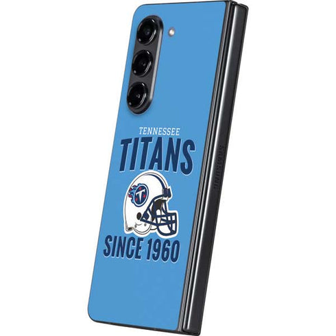 NFL Tennessee Titans Helmet Galaxy Z Fold5 5G Skin