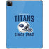 NFL Tennessee Titans Helmet iPad Pro 11in (2024) Clear Case