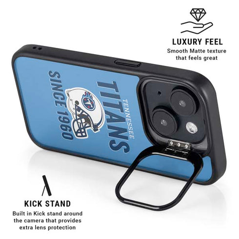 NFL Tennessee Titans Helmet iPhone 14 Plus Kickstand Case