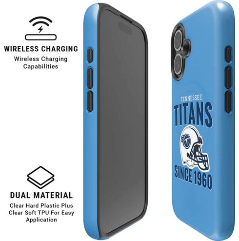 NFL Tennessee Titans Helmet iPhone 16 Magsafe Impact Case