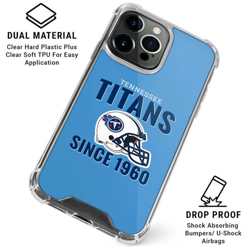 NFL Tennessee Titans Helmet iPhone 16 Pro Max Clear Case