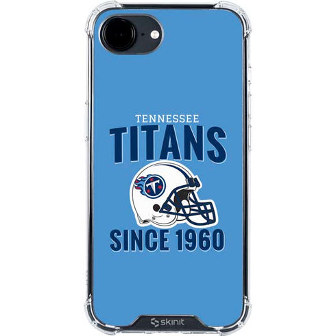 NFL Tennessee Titans Helmet iPhone 16e Clear Case