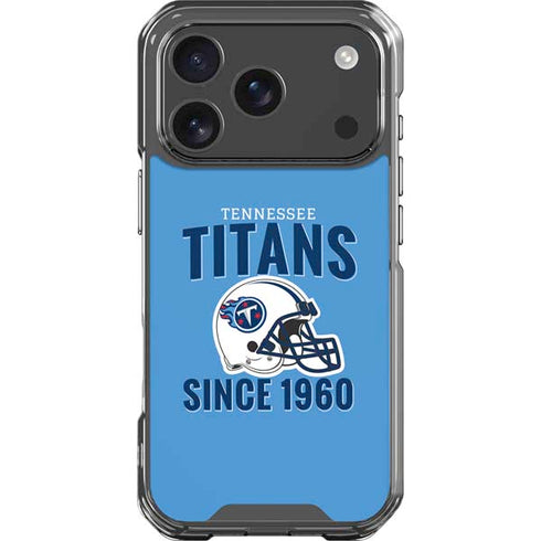 NFL Tennessee Titans Helmet iPhone 18 Pro Clear Case