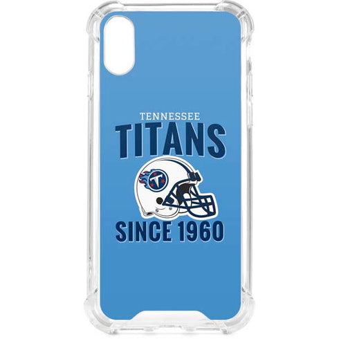 NFL Tennessee Titans Helmet iPhone XS Clear Case