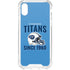 NFL Tennessee Titans Helmet iPhone XS Clear Case