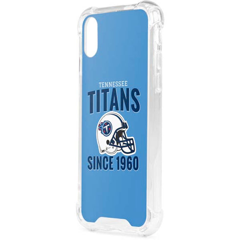 NFL Tennessee Titans Helmet iPhone XS Clear Case
