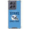 NFL Tennessee Titans Helmet Moto G 5G (2025) Clear Case