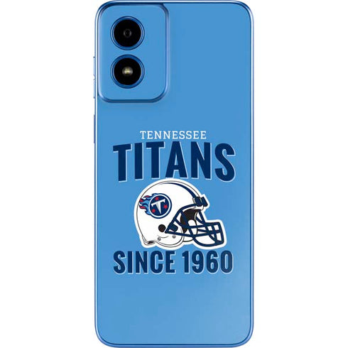 NFL Tennessee Titans Helmet Moto G Play 4G (2024) Skin