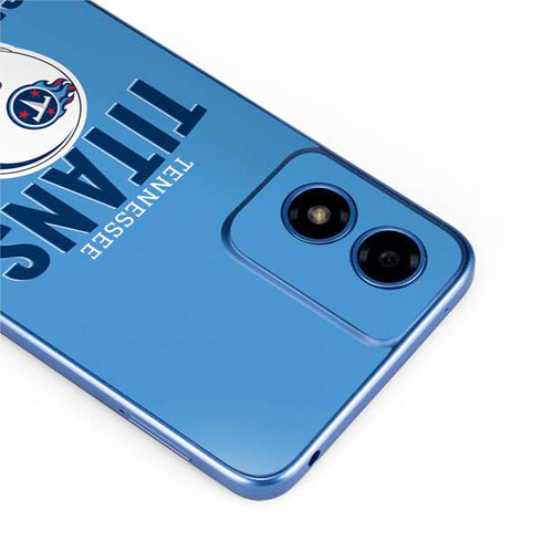 NFL Tennessee Titans Helmet Moto G Play 4G (2024) Skin